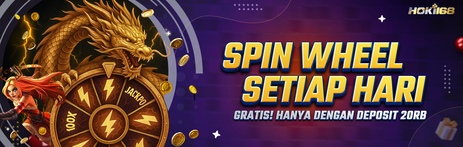 SPIN WHEEL SETIAP HARI 20RB