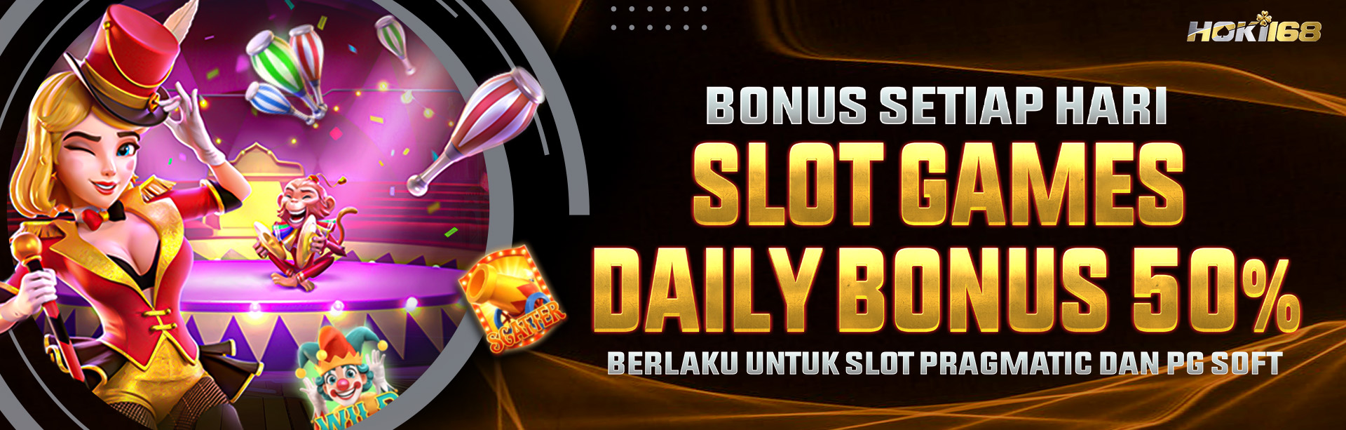 SLOT GAMES DAILY BONUS 50%