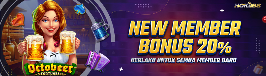 NEW MEMBER BONUS 20%